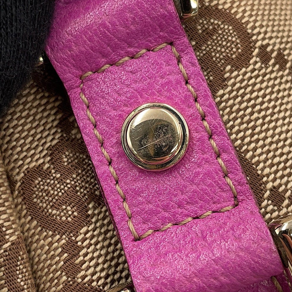 グッチ ショルダーバッグ アビー GGキャンバス レザー 130736 GUCCI