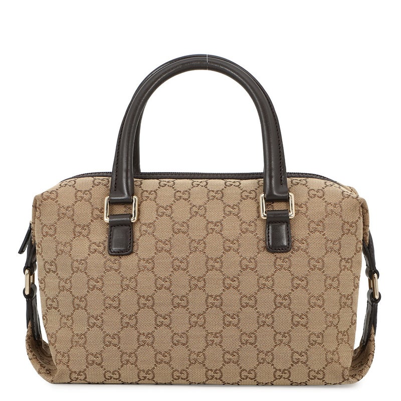 グッチ ハンドバッグ ミニボストンバッグ GGキャンバス レザー 272375 GUCCI バッグ アウトレット品