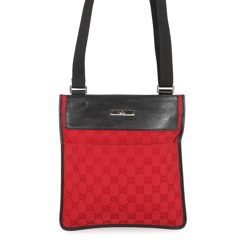 グッチ ショルダーバッグ GGキャンバス レザー 0190348 GUCCI 黒