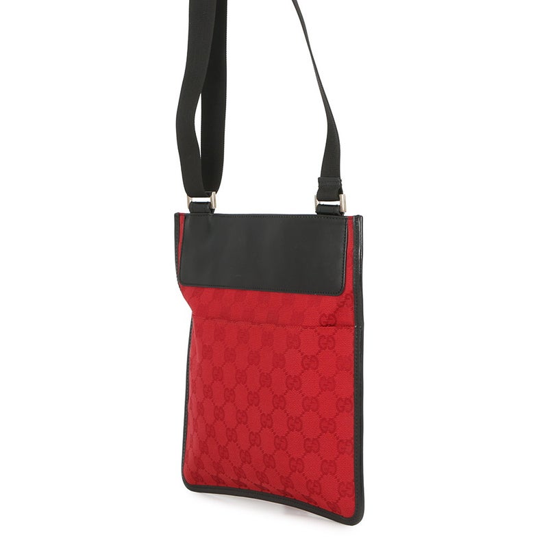 グッチ ショルダーバッグ GGキャンバス レザー 0190348 GUCCI 黒