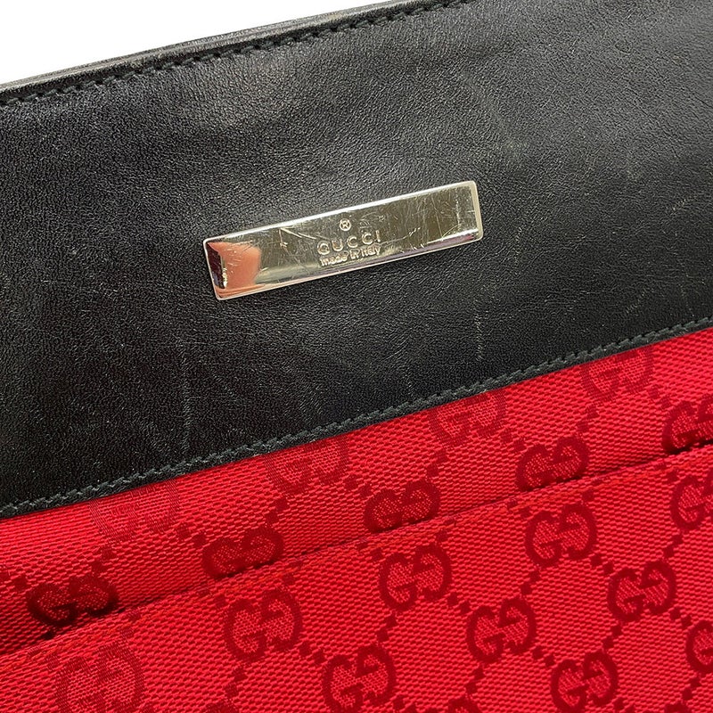 グッチ ショルダーバッグ GGキャンバス レザー 0190348 GUCCI 黒