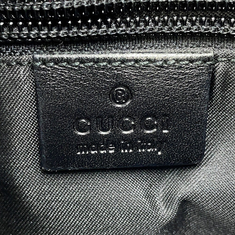 グッチ ショルダーバッグ GGキャンバス レザー 0190348 GUCCI 黒 グッチ ショルダーバッグ GGキャンバス レザー 0190348 GUCCI 黒