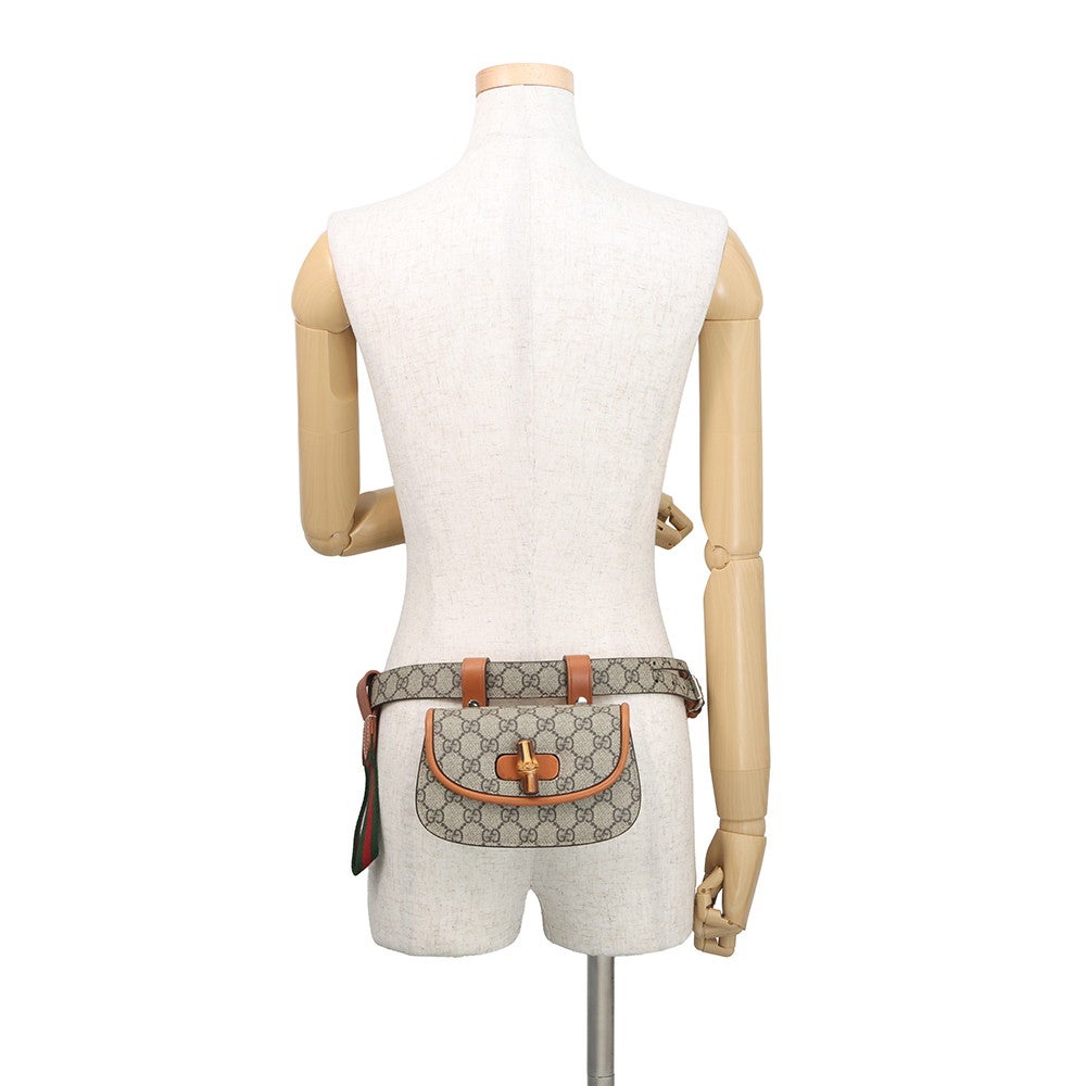 グッチ ウエストバッグ GGスプリーム バンブー1947 ミニ 681137 GUCCI