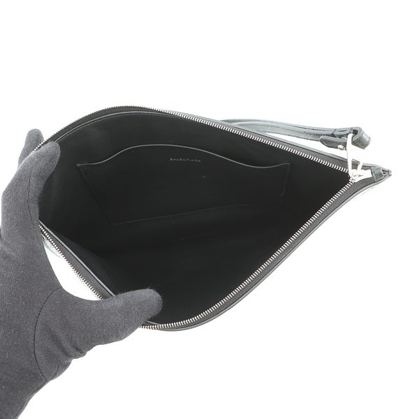 バレンシアガ クラッチバッグ BBモノグラム 717791 BALENCIAGA ポーチ 黒