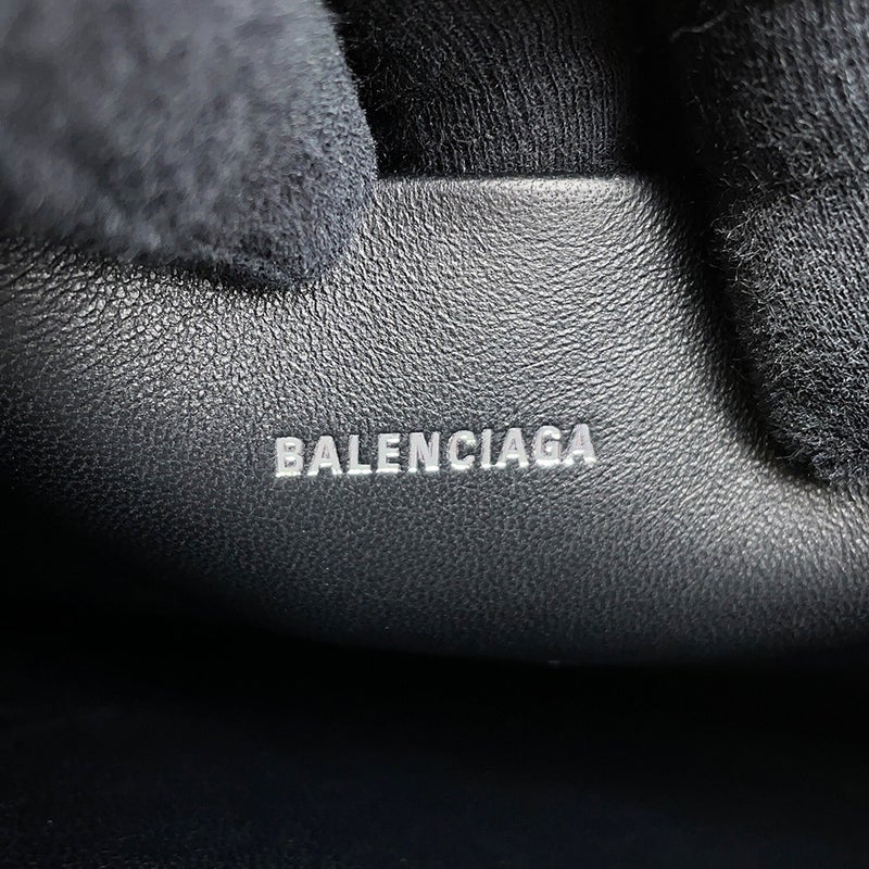 バレンシアガ クラッチバッグ BBモノグラム 717791 BALENCIAGA ポーチ 黒