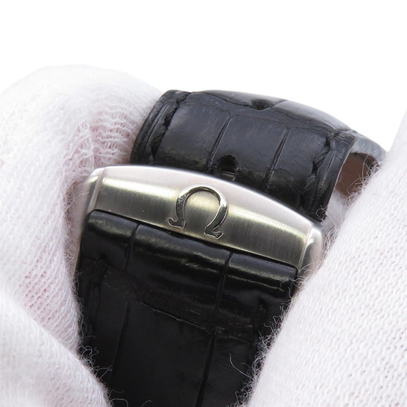 オメガ デビル クロノスコープ コーアクシャル 4851.61.31 OMEGA 腕時計 レッド文字盤