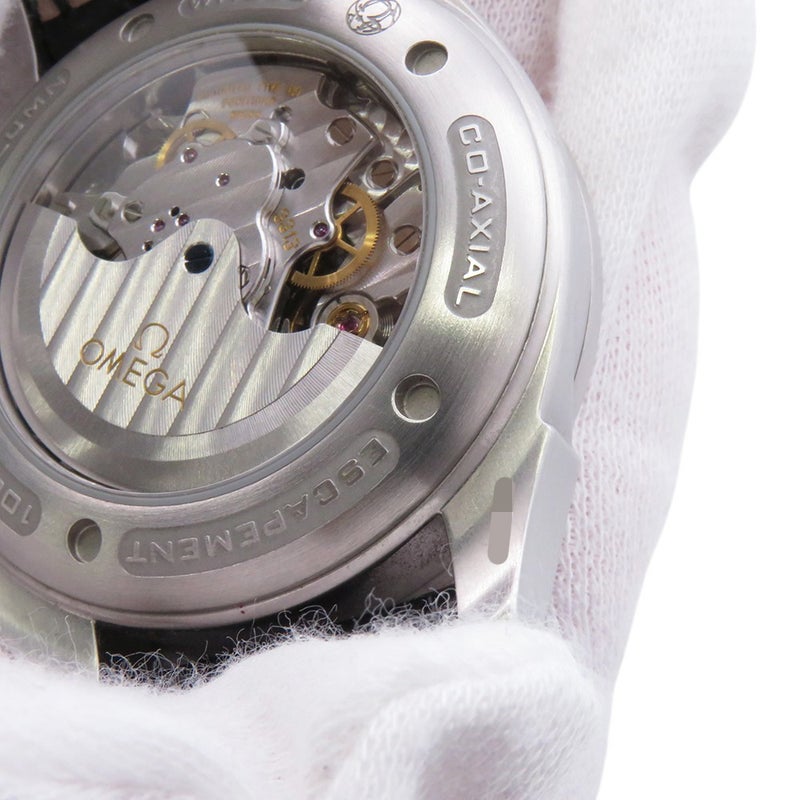 オメガ デビル クロノスコープ コーアクシャル 4851.61.31 OMEGA 腕時計 レッド文字盤