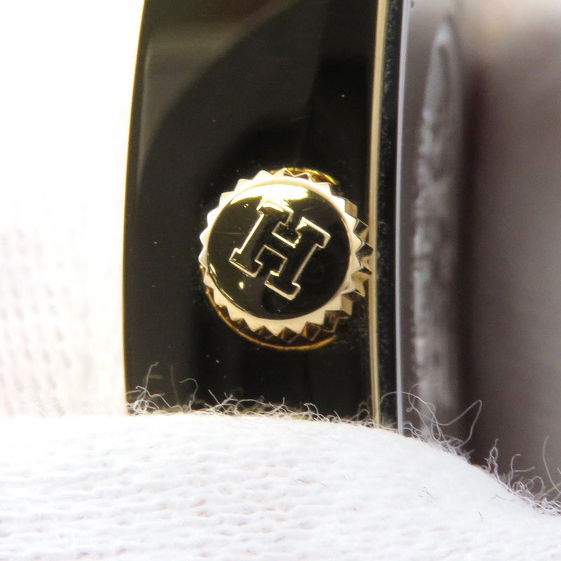 エルメス Hウォッチ GM エプソン/ブラック HH1.801 HERMES 腕時計 シルバー文字盤 クォーツ