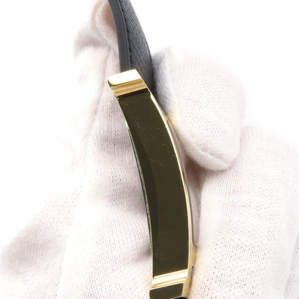 エルメス Hウォッチ GM エプソン/ブラック HH1.801 HERMES 腕時計 シルバー文字盤 クォーツ