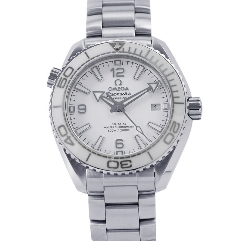 オメガ シーマスター プラネットオーシャン 600M コーアクシャル 215.30.40.20.04.001 OMEGA 腕時計 白文字盤