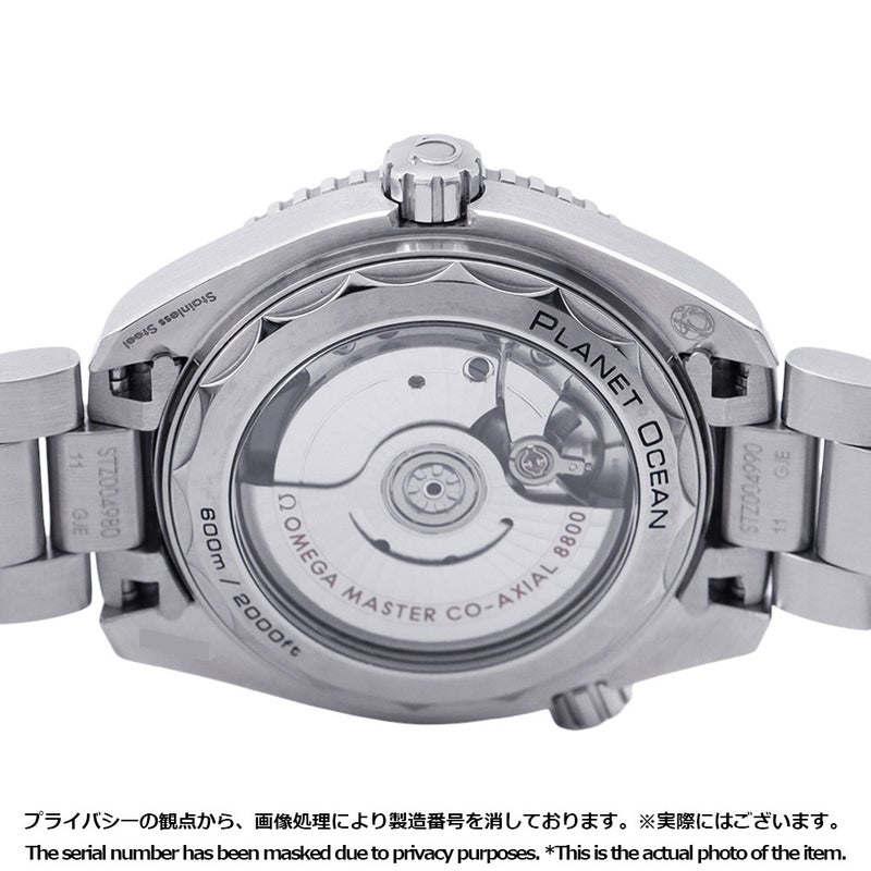 オメガ シーマスター プラネットオーシャン 600M コーアクシャル 215.30.40.20.04.001 OMEGA 腕時計 白文字盤