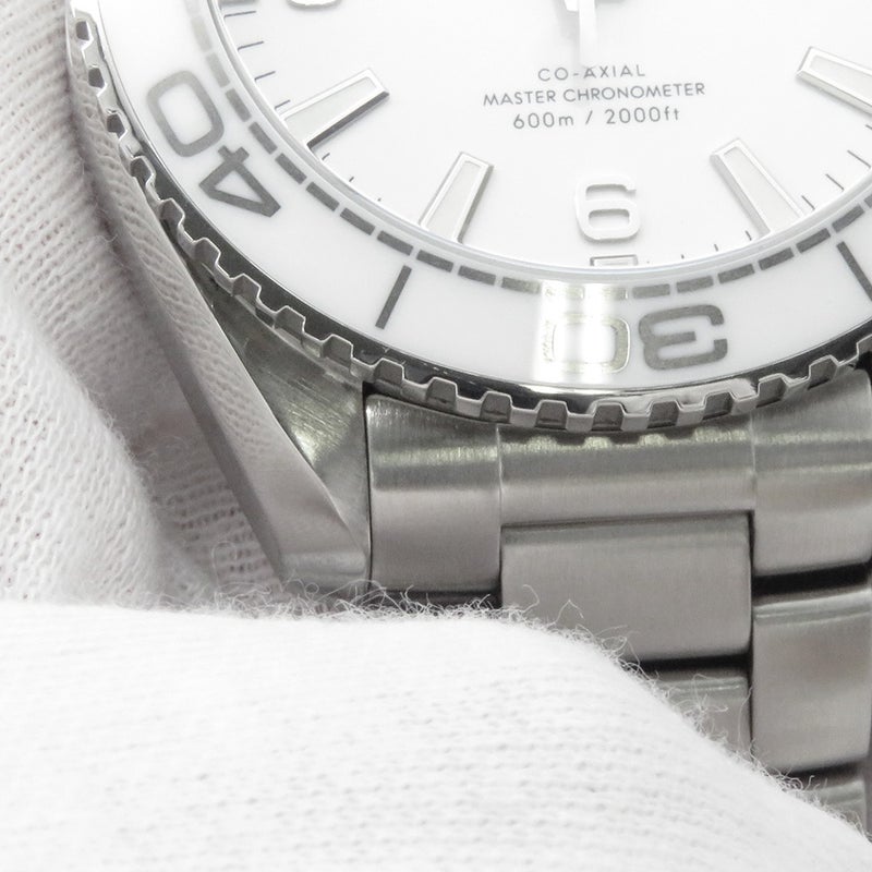 オメガ シーマスター プラネットオーシャン 600M コーアクシャル 215.30.40.20.04.001 OMEGA 腕時計 白文字盤