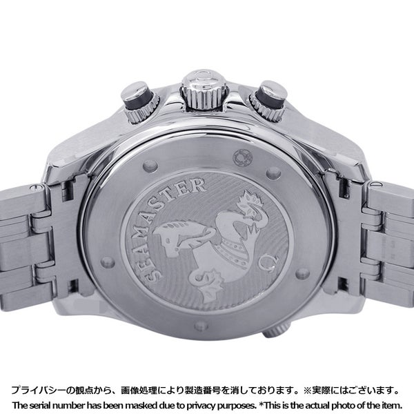 オメガ シーマスター ダイバー300M コーアクシャル GMT クロノグラフ 212.30.44.52.03.001 OMEGA 腕時計 ブルー文字盤