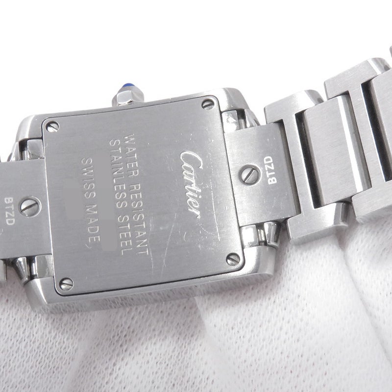 カルティエ タンク フランセーズ SM W51008Q3 Cartier 腕時計 レディース シルバー文字盤 クォーツ