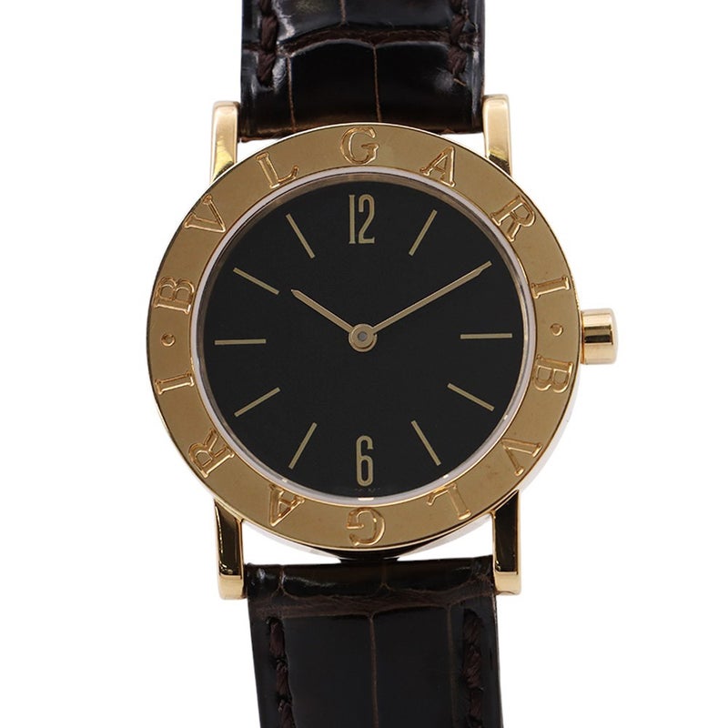 ブルガリ ブルガリブルガリ BB30GL BVLGARI  腕時計 黒文字盤