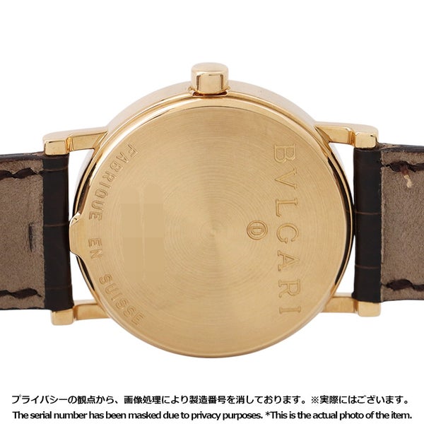ブルガリ ブルガリブルガリ BB30GL BVLGARI  腕時計 黒文字盤