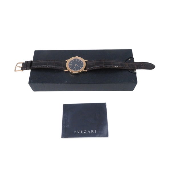 ブルガリ ブルガリブルガリ BB30GL BVLGARI  腕時計 黒文字盤