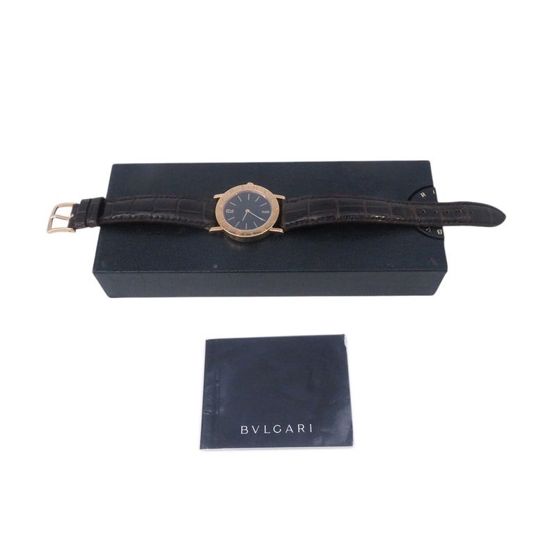 ブルガリ ブルガリブルガリ BB30GL BVLGARI  腕時計 黒文字盤