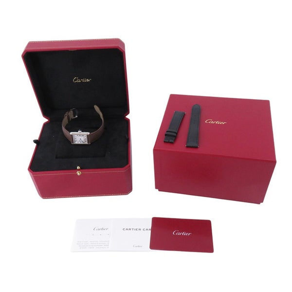 カルティエ タンク マスト SM WSTA0042 Cartier 腕時計 シルバー文字盤 クォーツ