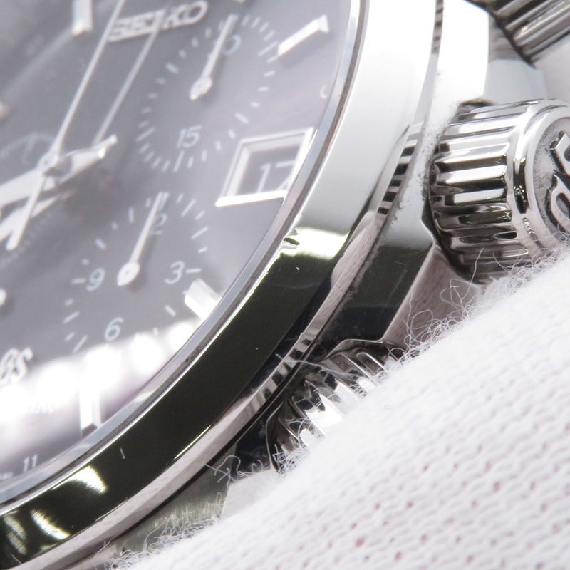 セイコー グランドセイコー GMT スプリングドライブ  マスターショップ限定 SBGC003 SEIKO 腕時計 黒文字盤