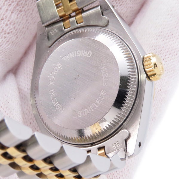 ロレックス デイトジャスト R番 SS/K18YG 69173 ROLEX 腕時計 シャンパン文字盤