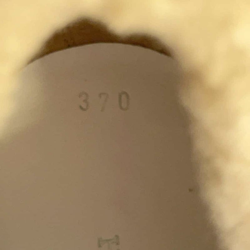 エルメス スニーカー デア カーフレザー シープスキン レディースサイズ37 HERMES 白