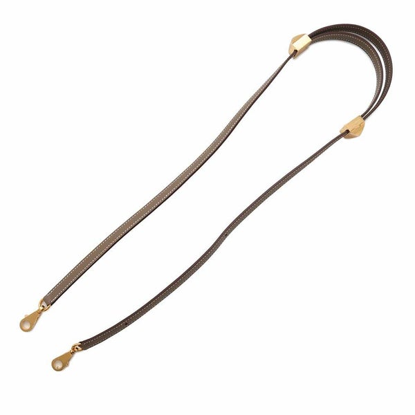エルメス ショルダーストラップ クルー メドール エトゥープ/ゴールド金具 スイフト W刻印 HERMES ストラップ
