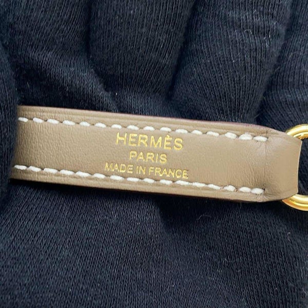 エルメス ショルダーストラップ クルー メドール エトゥープ/ゴールド金具 スイフト W刻印 HERMES ストラップ