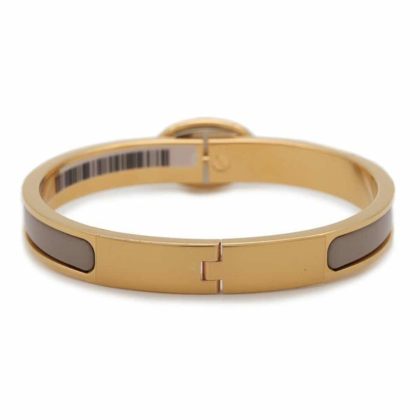 エルメス ブレスレット シェーヌダンクル ミニクリック PM マロングラッセ/ゴールド金具/シルバー金具 HERMES