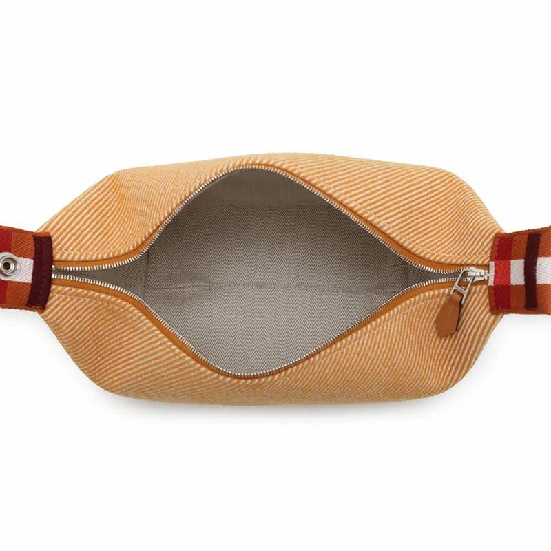 エルメス ポーチ ブリッド・ア・ブラックPM オカレ フォーヴ/シルバー金具 ウール HERMES ポーチ