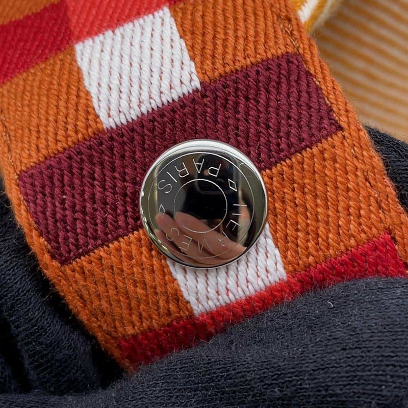 エルメス ポーチ ブリッド・ア・ブラックPM オカレ フォーヴ/シルバー金具 ウール HERMES ポーチ