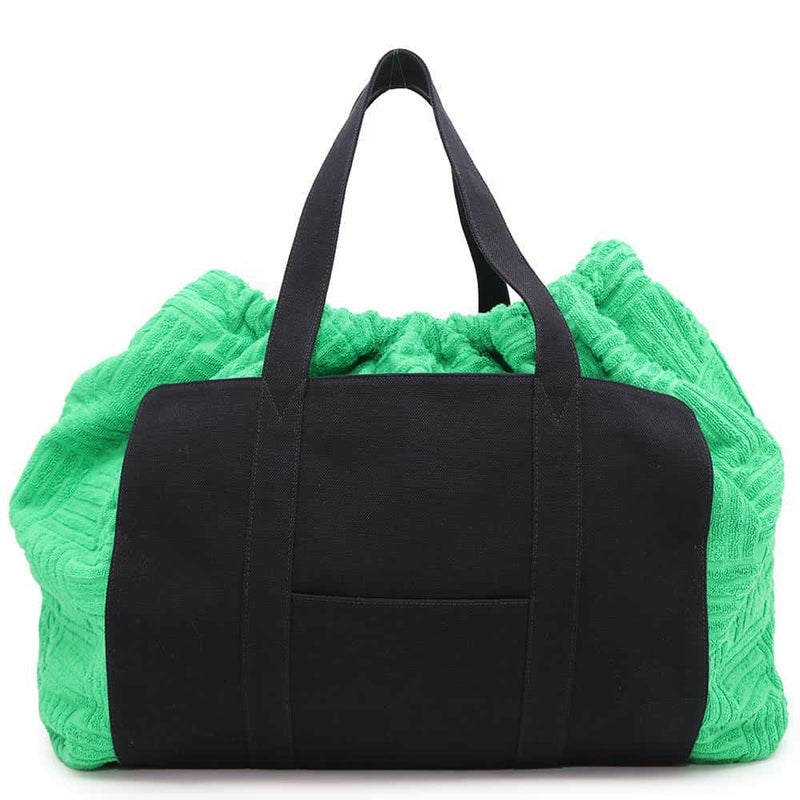 ボッテガヴェネタ トートバッグ ジャガード ロールアップバッグ 709442 BOTTEGA VENETA 黒