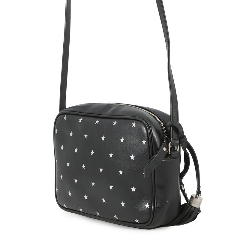 サンローランパリ ショルダーバッグ スター ルー カメラバッグ レザー 574494 SAINT LAURENT PARIS 黒