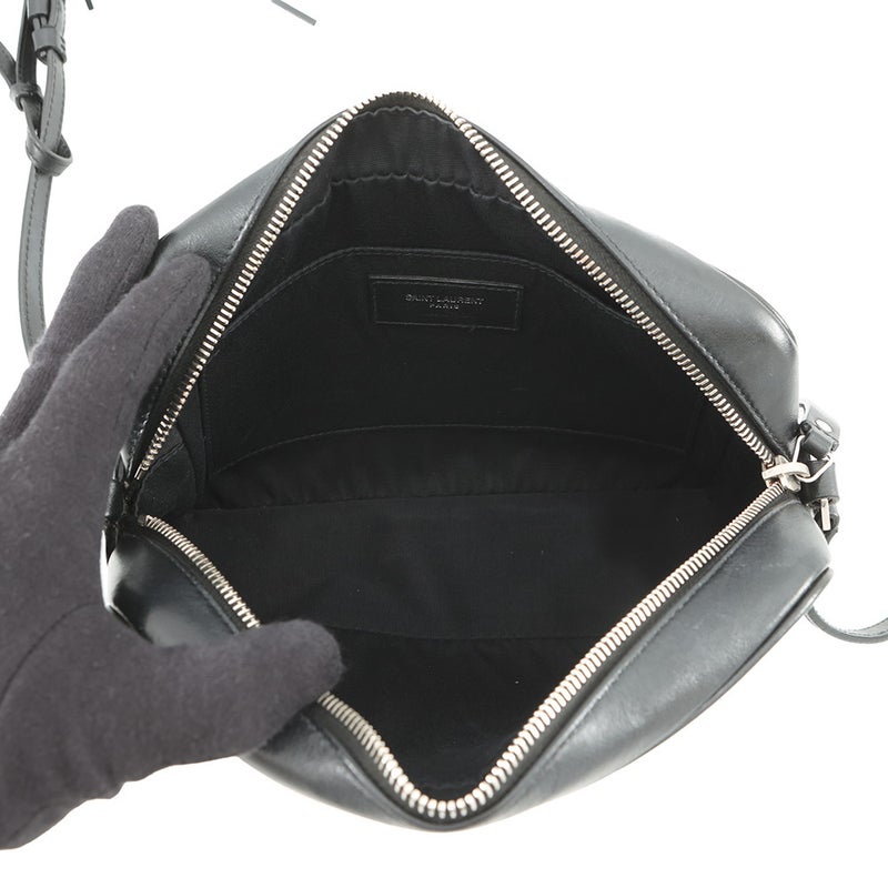 サンローランパリ ショルダーバッグ スター ルー カメラバッグ レザー 574494 SAINT LAURENT PARIS 黒