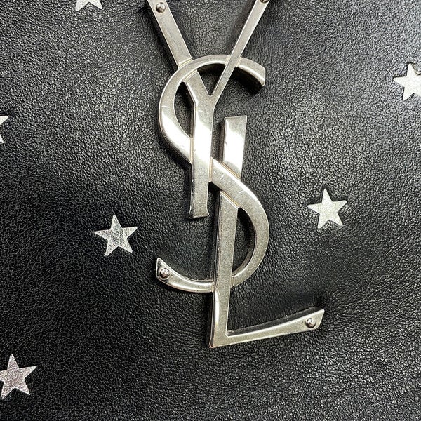 サンローランパリ ショルダーバッグ スター ルー カメラバッグ レザー 574494 SAINT LAURENT PARIS 黒