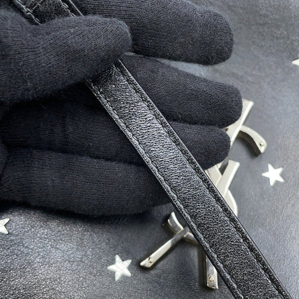 サンローランパリ ショルダーバッグ スター ルー カメラバッグ レザー 574494 SAINT LAURENT PARIS 黒