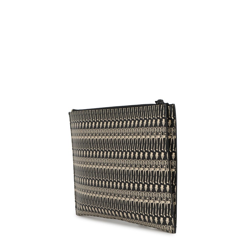 サンローランパリ クラッチバッグ スカルプリント タブレットケース 397294 SAINT LAURENT PARIS 黒
