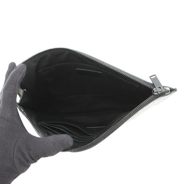 サンローランパリ クラッチバッグ スカルプリント タブレットケース 397294 SAINT LAURENT PARIS 黒