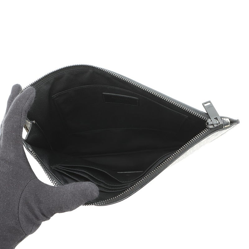 サンローランパリ クラッチバッグ スカルプリント タブレットケース 397294 SAINT LAURENT PARIS 黒