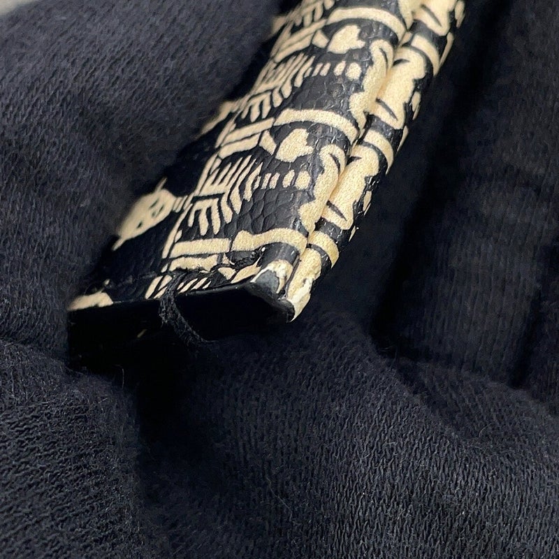 サンローランパリ クラッチバッグ スカルプリント タブレットケース 397294 SAINT LAURENT PARIS 黒