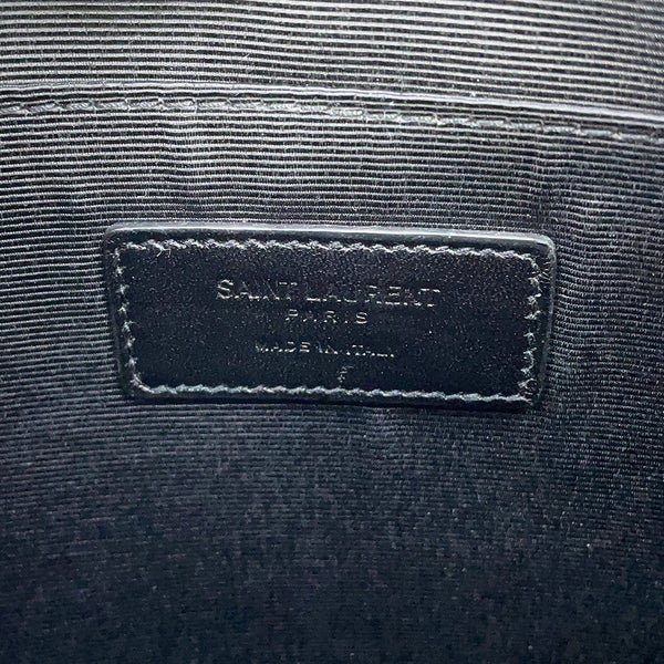 サンローランパリ クラッチバッグ スカルプリント タブレットケース 397294 SAINT LAURENT PARIS 黒