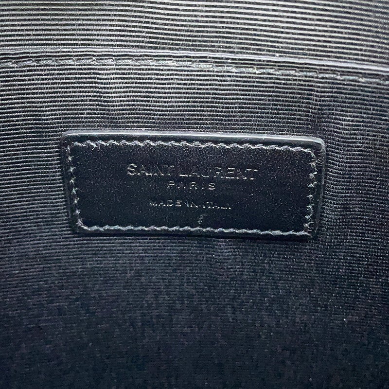 サンローランパリ クラッチバッグ スカルプリント タブレットケース 397294 SAINT LAURENT PARIS 黒