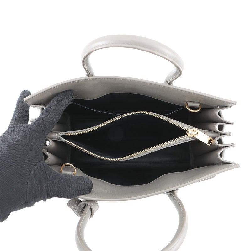 サンローランパリ ハンドバッグ ベイビー サックドジュール 421859 SAINT LAURENT PARIS 2way グレー