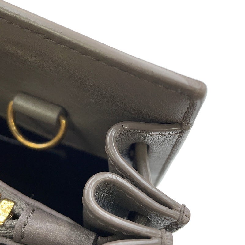 サンローランパリ ハンドバッグ ベイビー サックドジュール 421859 SAINT LAURENT PARIS 2way グレー