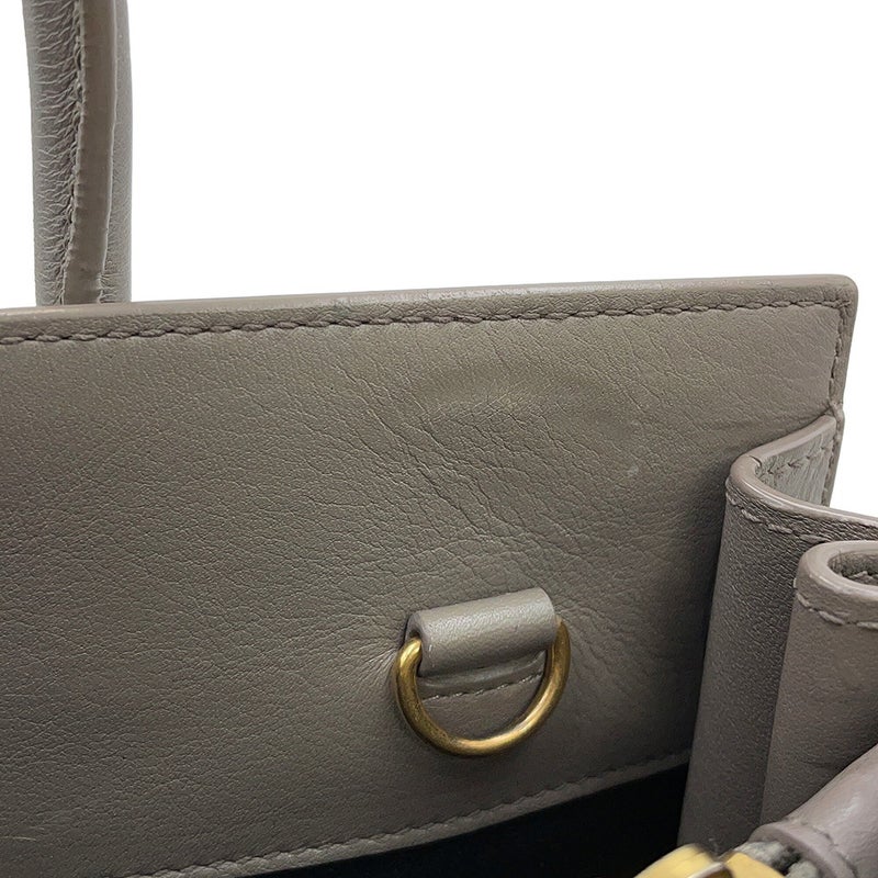 サンローランパリ ハンドバッグ ベイビー サックドジュール 421859 SAINT LAURENT PARIS 2way グレー