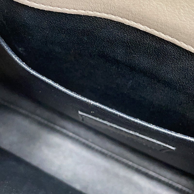 サンローランパリ ハンドバッグ ベイビー サックドジュール 421859 SAINT LAURENT PARIS 2way グレー