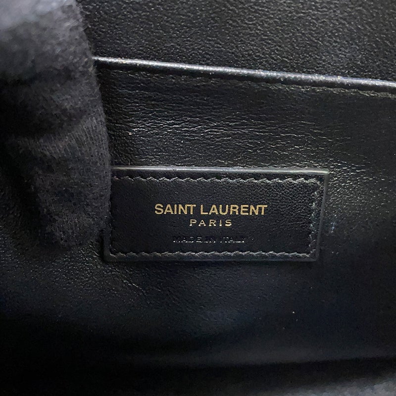 サンローランパリ ハンドバッグ ベイビー サックドジュール 421859 SAINT LAURENT PARIS 2way グレー