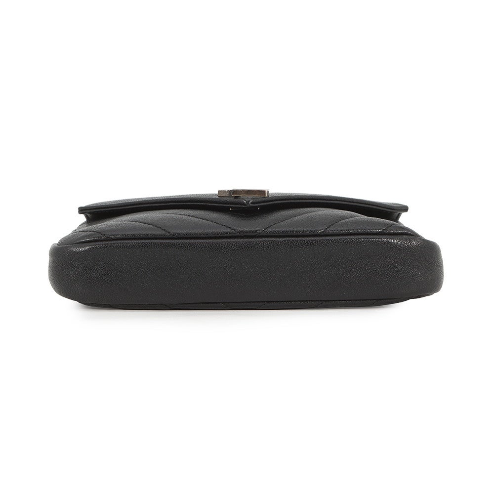 サンローランパリ チェーンウォレット カレッジ ミニ レザー 438492 SAINT LAURENT PARIS 財布 黒 サンローランパリ チェーンウォレット カレッジ ミニ レザー 438492