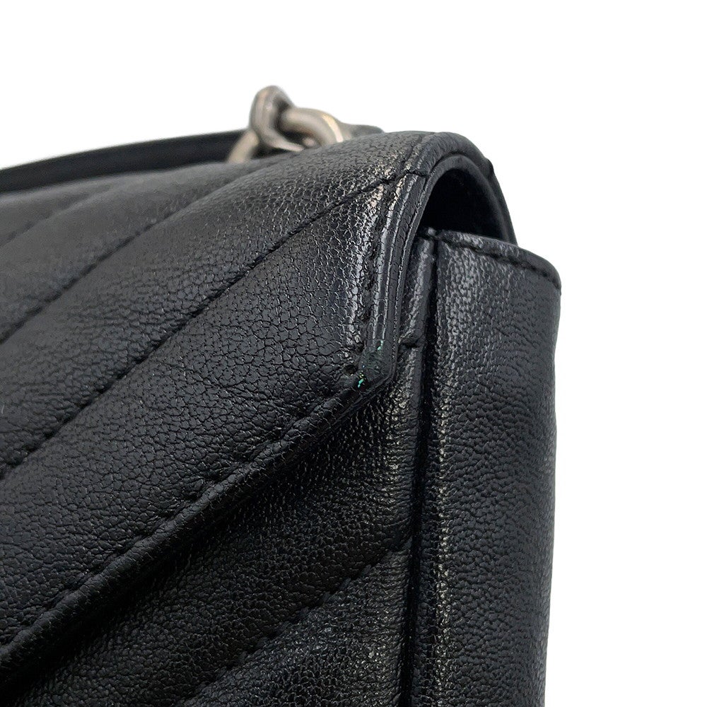 サンローランパリ チェーンウォレット カレッジ ミニ レザー 438492 SAINT LAURENT PARIS 財布 黒 サンローランパリ チェーンウォレット カレッジ ミニ レザー 438492