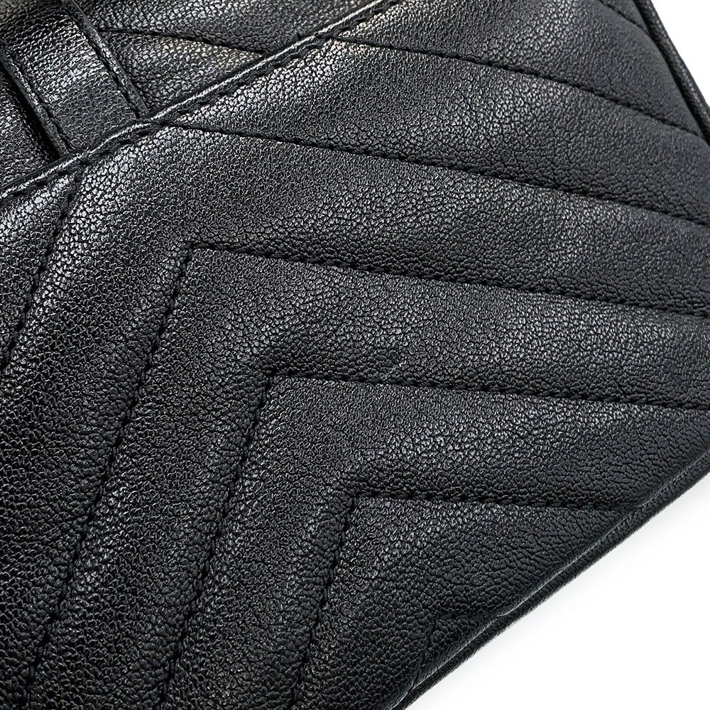 サンローランパリ チェーンウォレット カレッジ ミニ レザー 438492